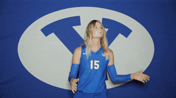 Ball Volleyball GIF by BYU Cougars