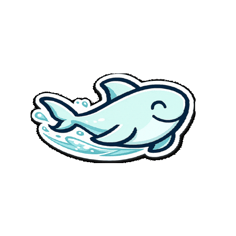 Humble Shark Sticker