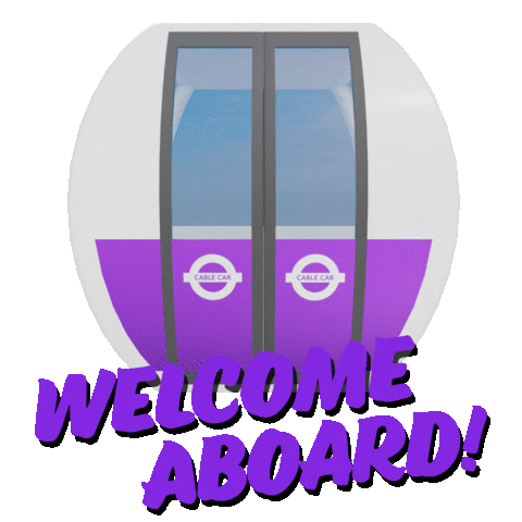 Welcome Aboard Cable Car Sticker by Transport for London