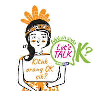 Are U Ok Sticker by LetsTALKMindaSihat