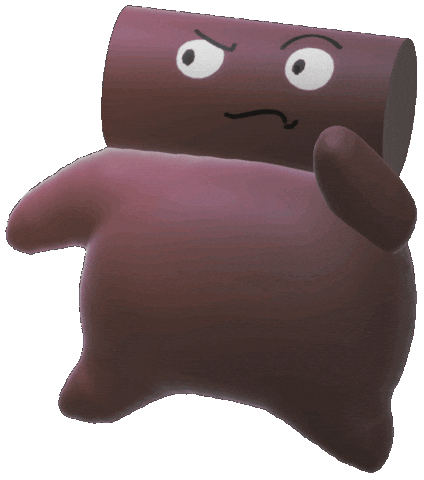 Confused Swiss Roll Sticker