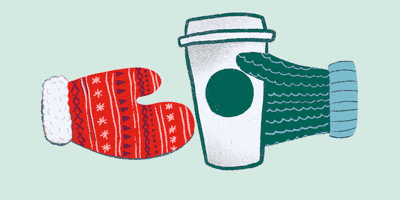 Holiday Gloves GIF by Starbucks
