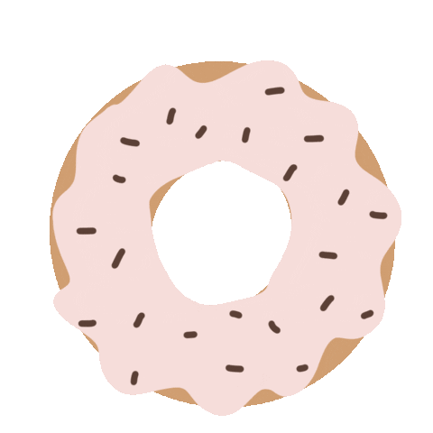 Dessert Donut Sticker by La Agencia Rosa
