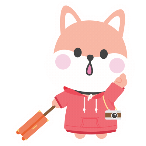 Dog Travel Sticker