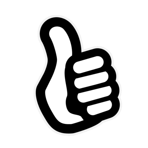 Thumbs Up Sticker by Fancy Dots