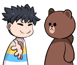Bear Hug Sticker by Jin for iOS & Android | GIPHY