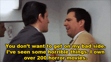 the office horror movies GIF