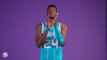 Basketball Applause GIF by Charlotte Hornets