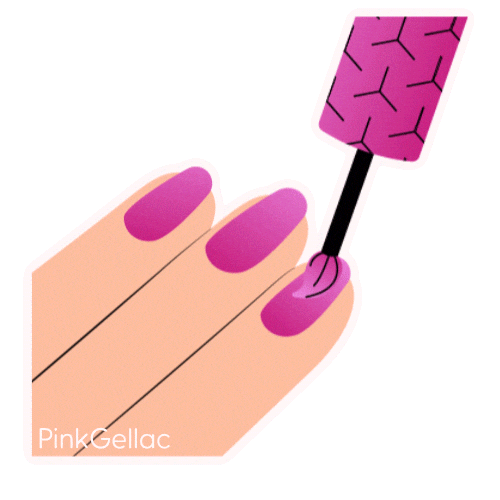 PinkGellac beauty shine nails nail Sticker