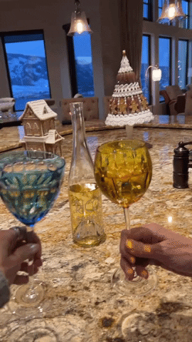 Merry Christmas Drinking GIF by Crystal Hills Organics