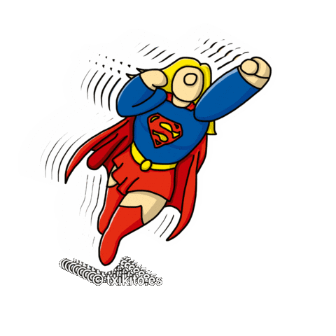 Justice League Superman Sticker by Txikito