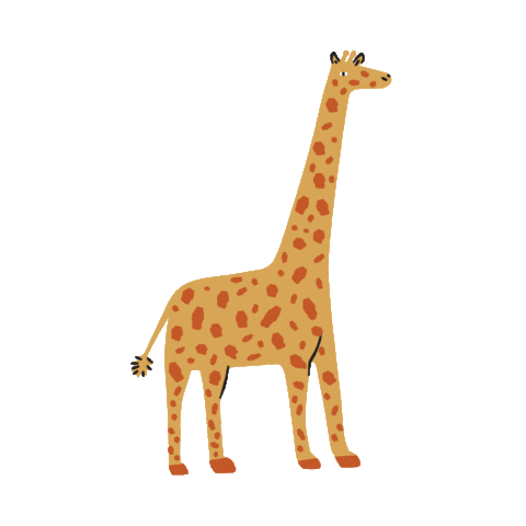 Giraffe Sticker by Teaspoon studio
