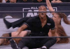 Pro Wrestling Omg GIF by ALL ELITE WRESTLING