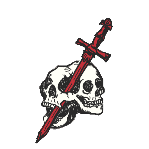 Skull Sword Sticker by Lady Gaga