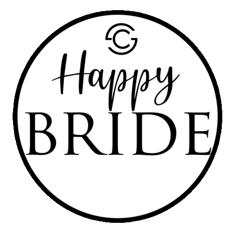 Happy Bride Sticker by Sima Couture