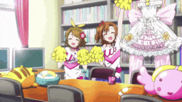 Love Live Cheerleader GIF