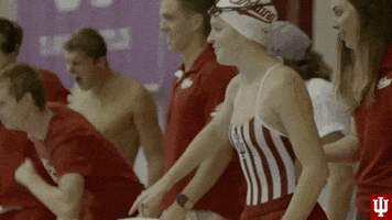 College Sports Swimming GIF by Indiana Hoosiers