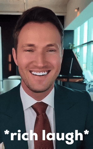 Rich Man Laughing GIF