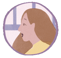 Happy Girl Sticker