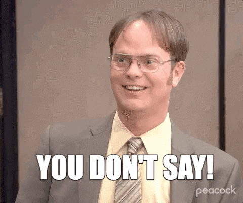 You Dont Say The Office GIF - Find & Share on GIPHY