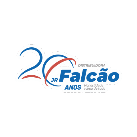Falcao Anos Sticker by JR Falcão Distribuidora