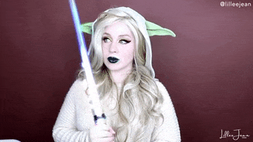 Star Wars Reaction GIF by Lillee Jean
