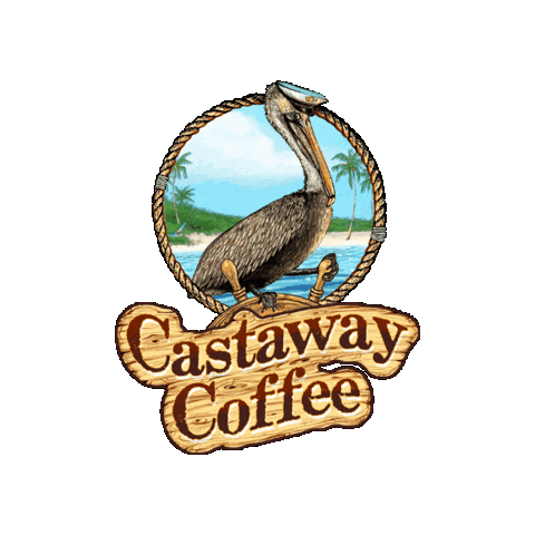Castaway Coffee Sticker