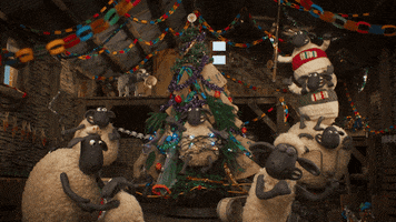 Happy Christmas Tree GIF by Aardman Animations