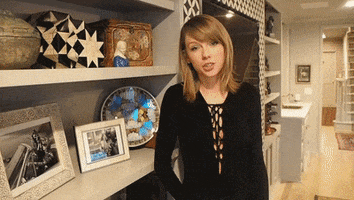 taylor swift middle finger GIF