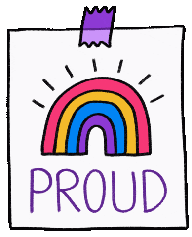 Proud Love Is Love GIF by Rainbow Brains