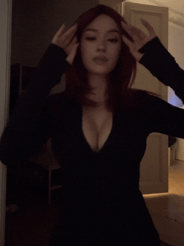 Cute Girl Flirting GIF