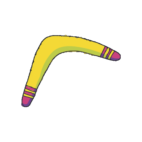 Boomerang Kazou Sticker by Kazouvakanties