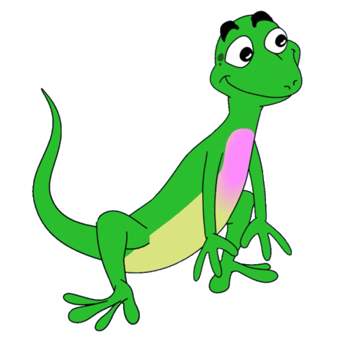 Learning Lizard Sticker by Tiny Teaching Tales