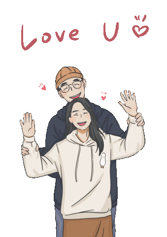 Happy In Love Sticker