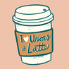Coffee cup with text 'I love Unions a Latte'.