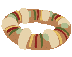 Reyes Magos Pan Sticker