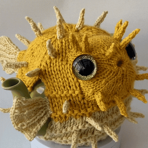 Puffer Fish GIF by TeaCosyFolk