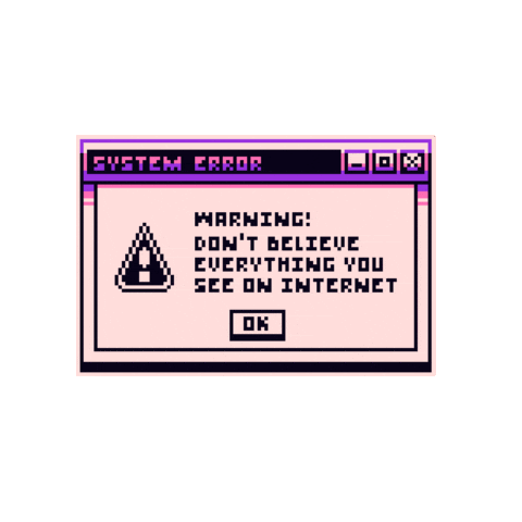 Pink Internet Sticker