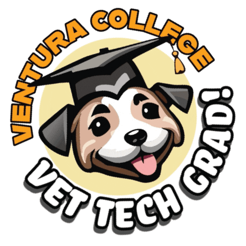Cat Dog Sticker by Ventura College Official