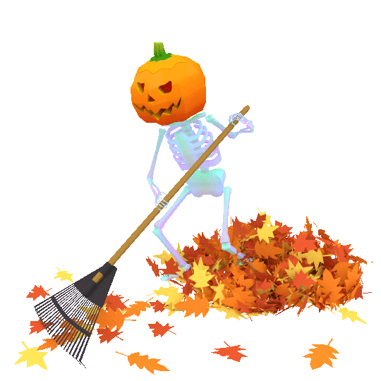 Halloween Raking Sticker by jjjjjohn for iOS & Android GIPHY