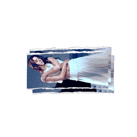 White Dress Beach Sticker by Kenzie