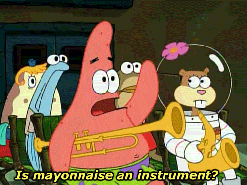 Ist Mayonnaise auch ein Instrument