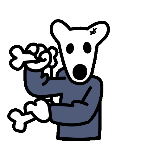 Dogs Bones Sticker by $DOGS Community