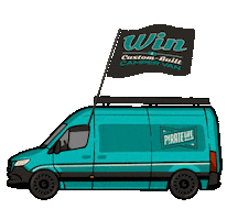 Campervan Southcoast Sticker by Pirate Life Brewing