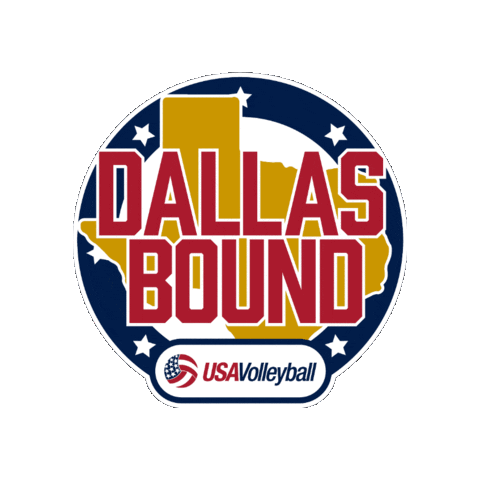 Dallas Texas Sticker by USA Volleyball