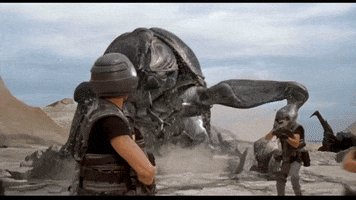 Angry Starship Troopers GIF