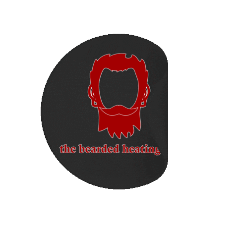 thebeardedheatingco Sticker