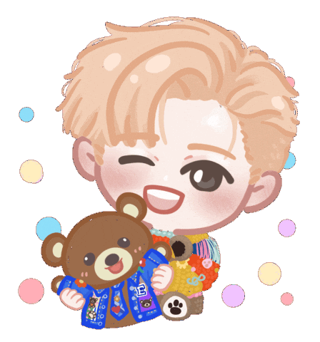 Happy Bear Sticker
