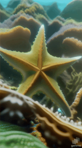 Glow Sea Star GIF by alperdurmaz