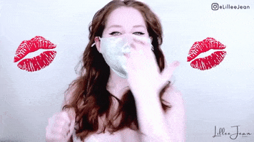 Mask Stay Safe GIF by Lillee Jean